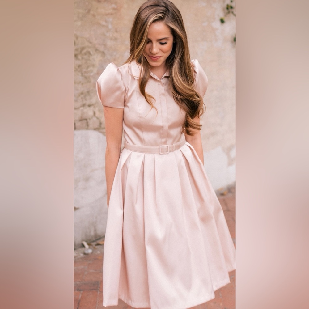 Gal Meets Glam Hazel Blush Pink Dress